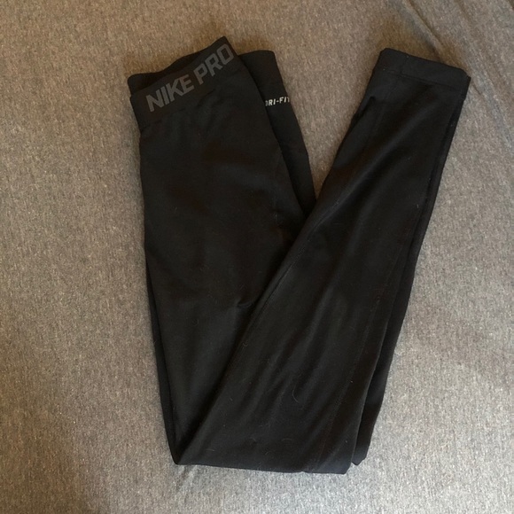Nike Pants - Nike Pro Dri-Fit Black Leggings (Small)